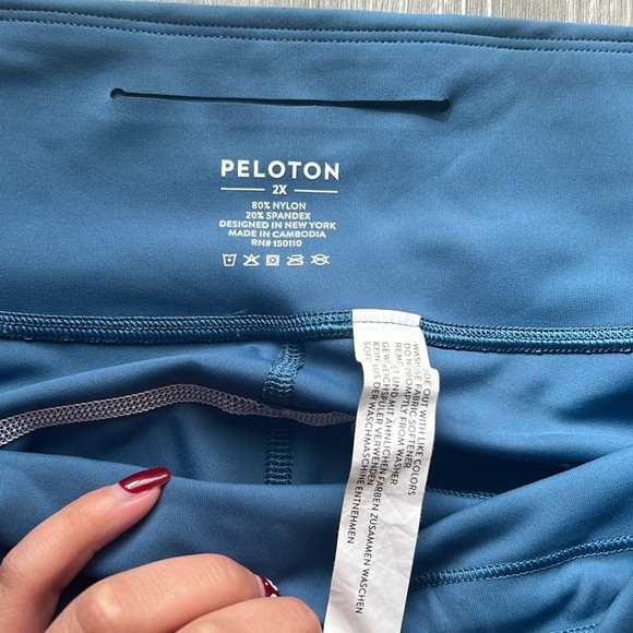 Peloton Blue Legging Size2x - Picture 3 of 11